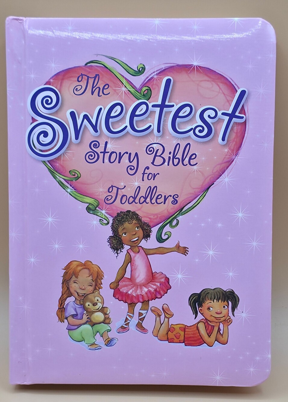 2010 Zonderkidz The Sweetest Story Bible for Toddlers Pink Board Book